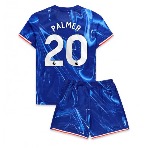 Fotballdrakt Barn Chelsea Cole Palmer #20 Hjemmedraktsett 2024-25 Kortermet (+ Korte bukser)